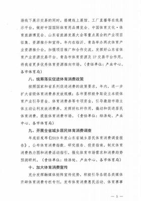 山东出台十条措施 力促体育消费回补和潜力释放